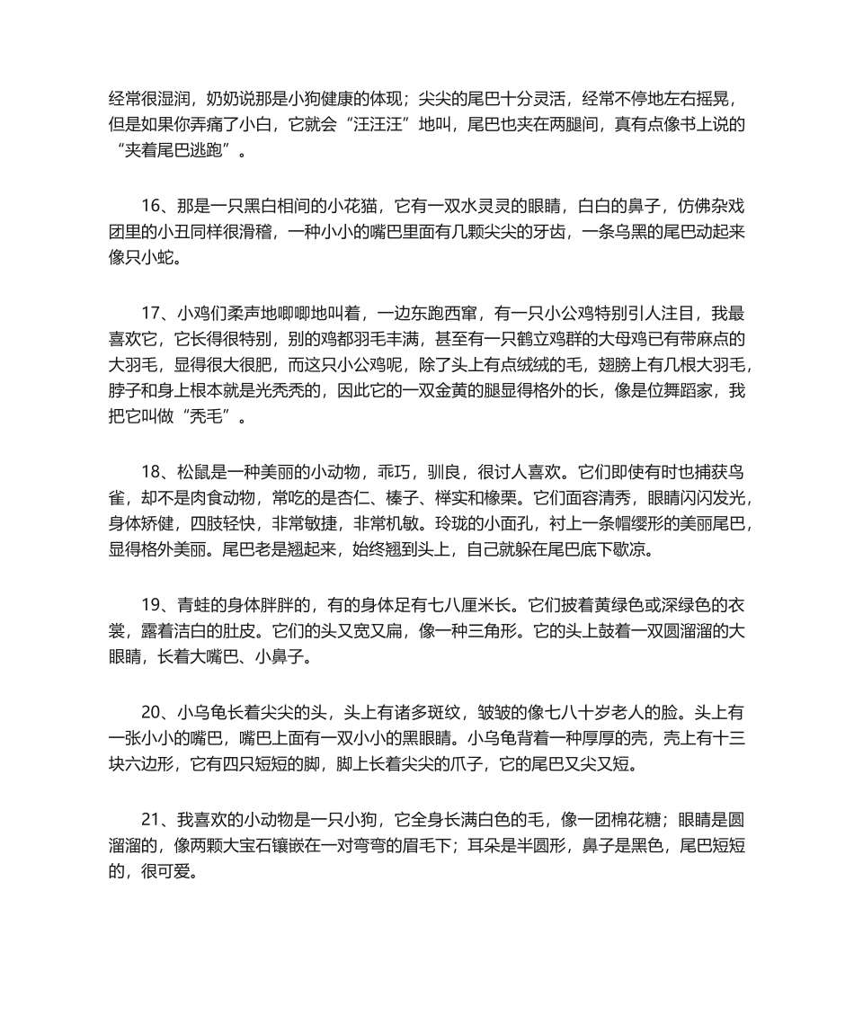 2025年描写小动物的外形_第3页