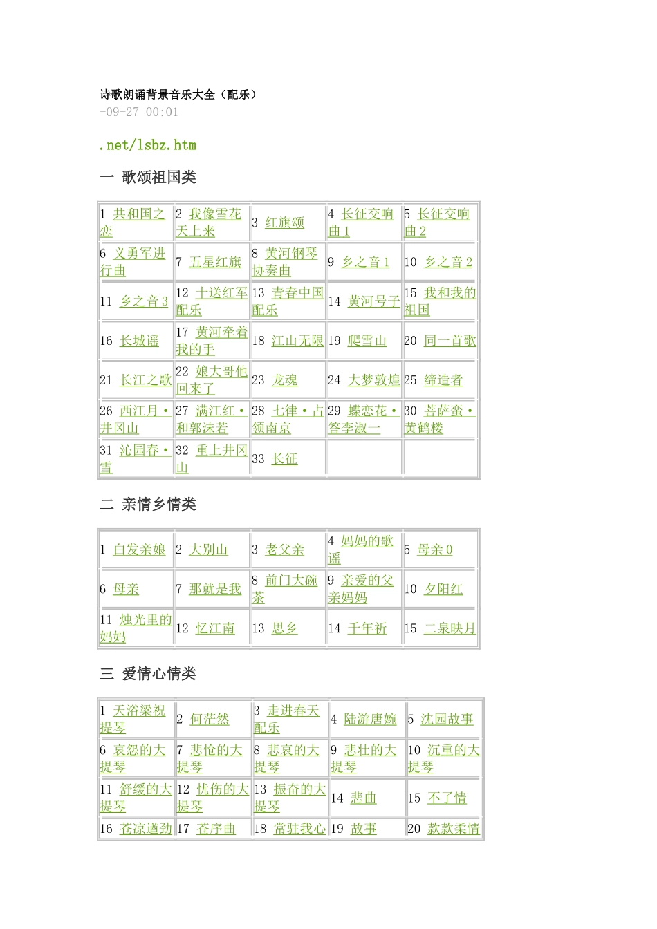 2025年诗歌朗诵背景音乐大全_第1页
