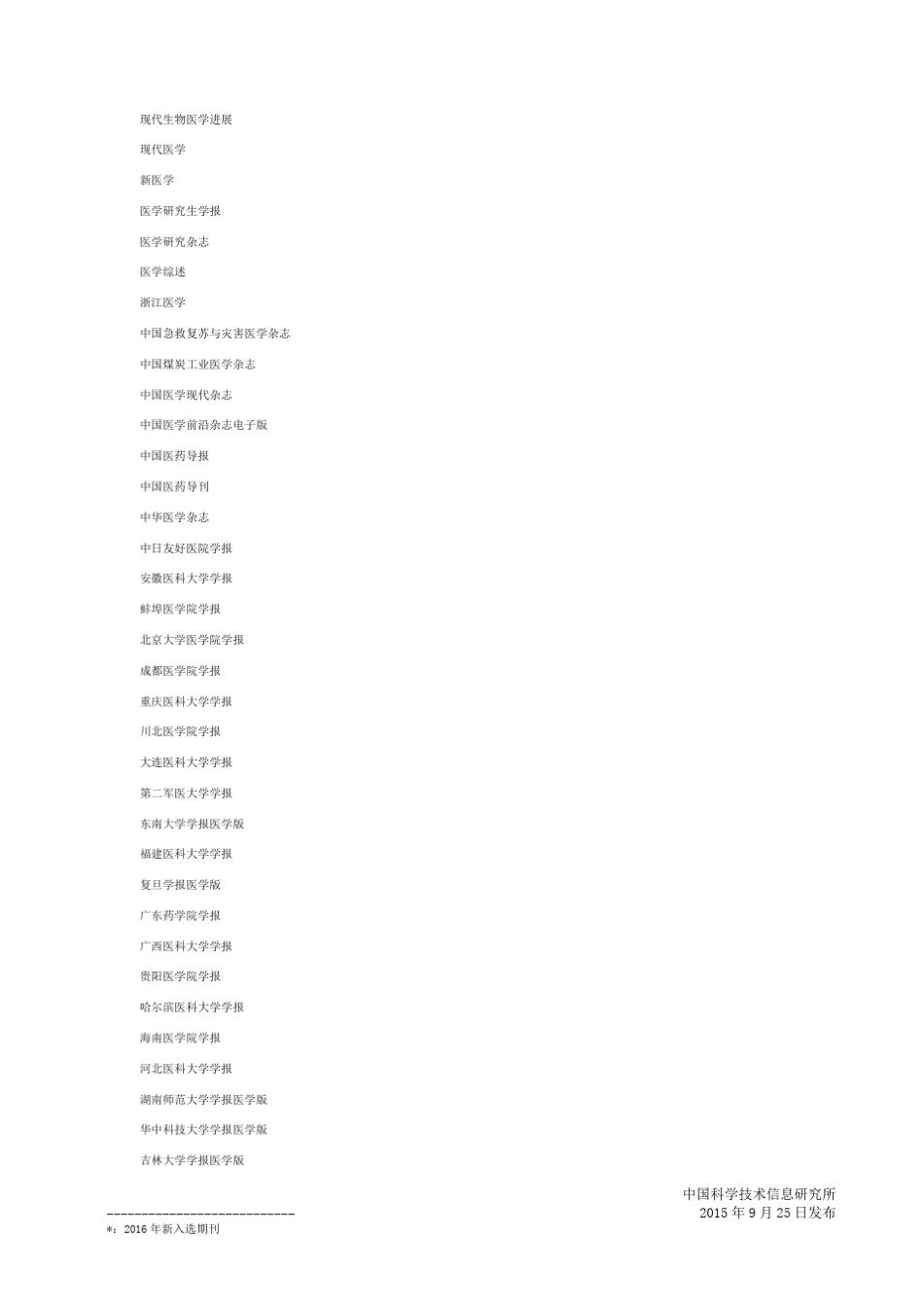 2016年中国科技核心期刊_第2页