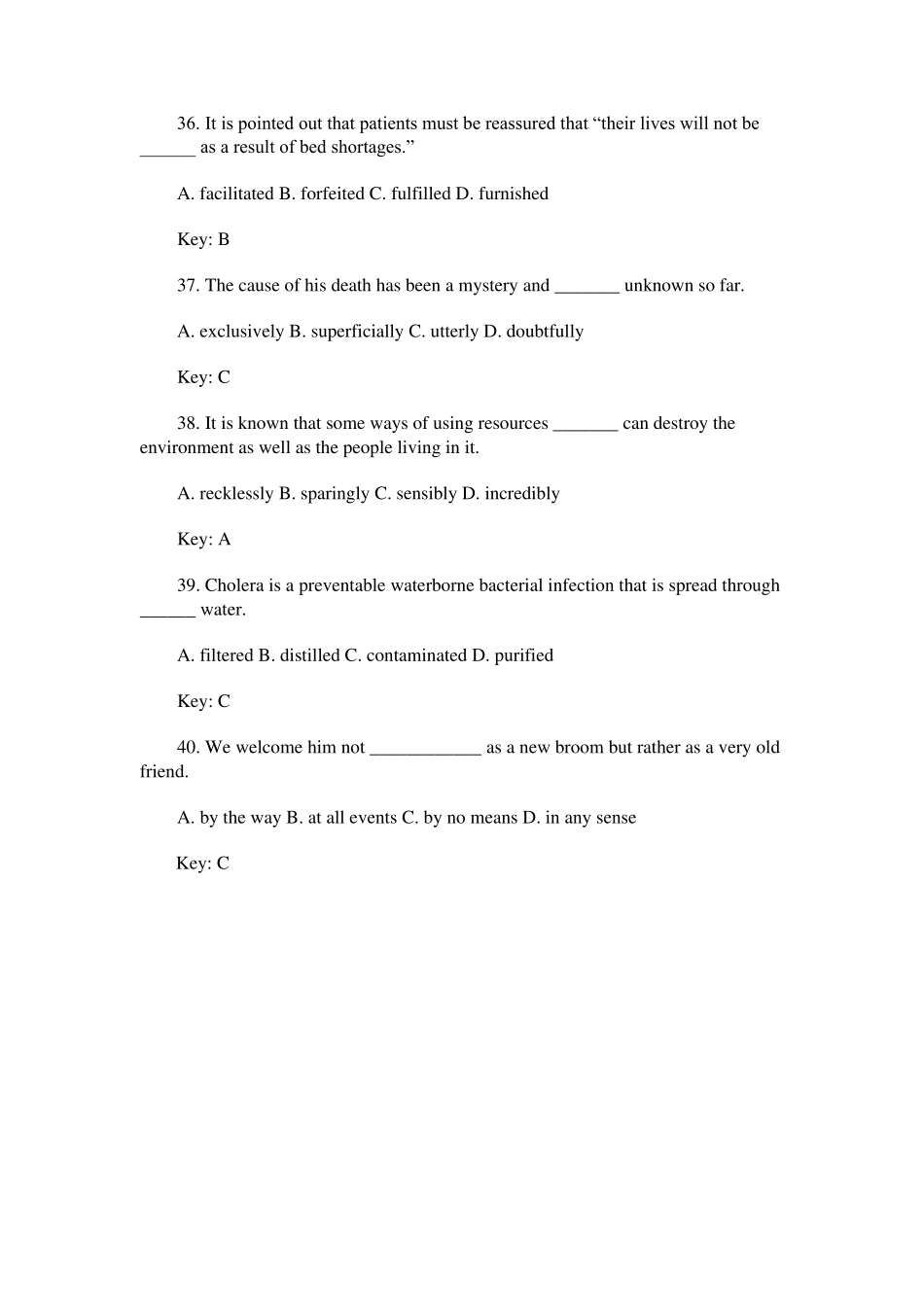 2016年全国医学博士英语统考真题及答案下载版_第3页