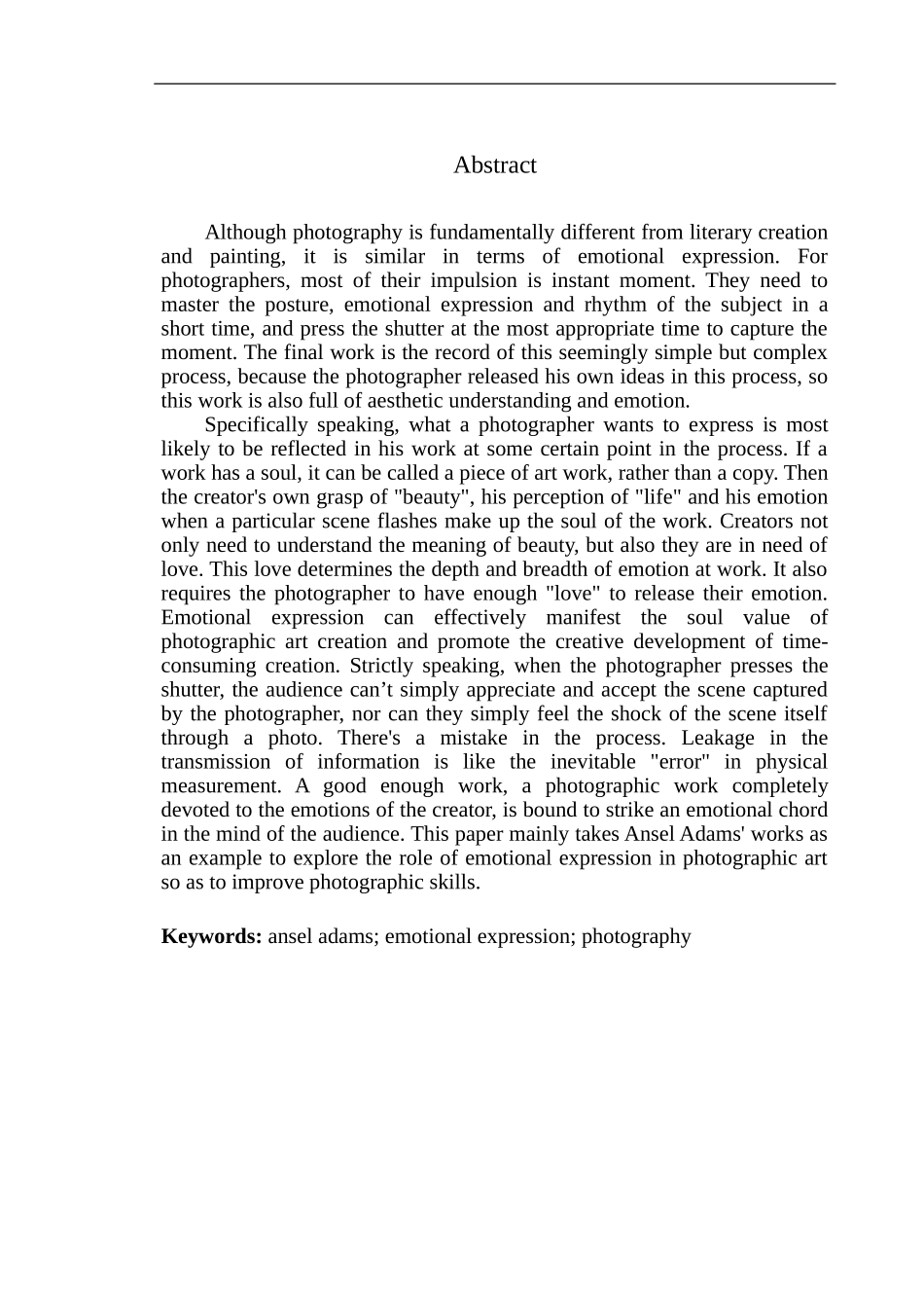 摄影美术专业 以安塞尔·亚当斯作品为例探析情感表达在摄影艺术中的作用_第3页