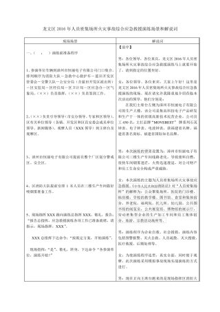 2016应急演练解说词