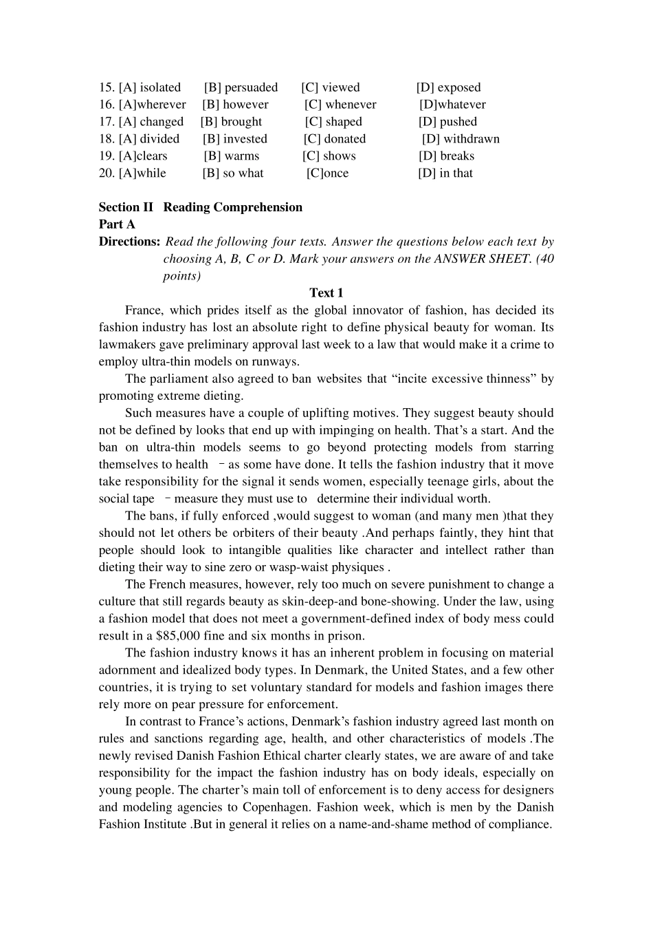 2016考研英语一真题与答案解析_第2页