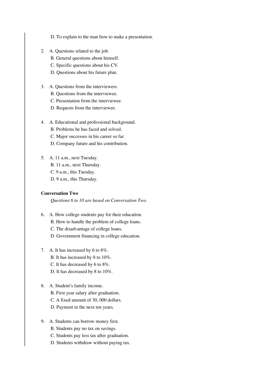 2016英语专业四级真题与题解_第2页