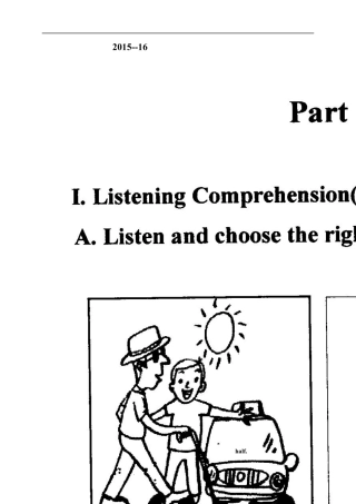 2016虹口区初三一模英语试题