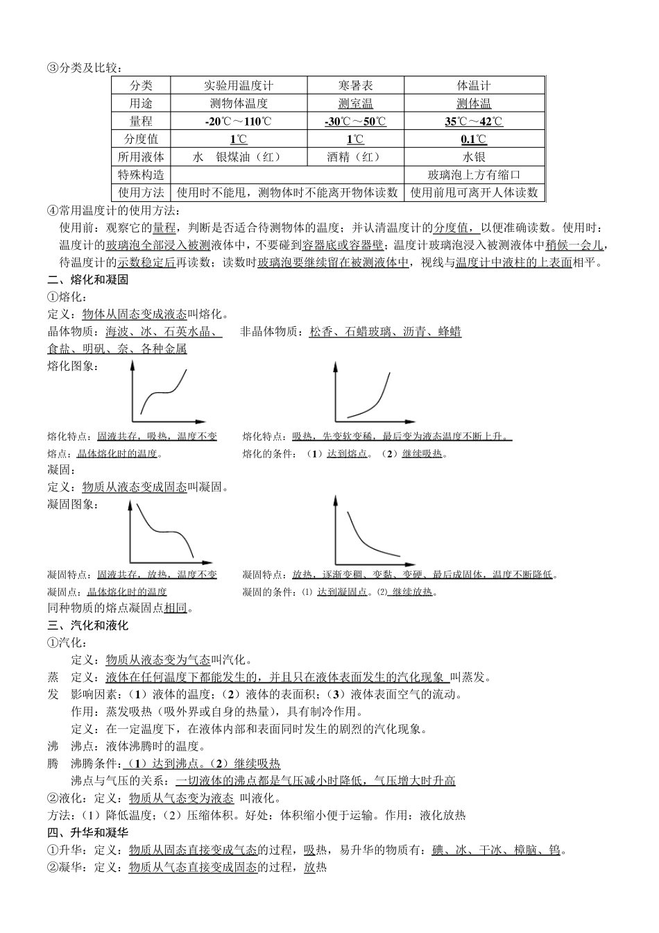 2017人教版八年级上册物理知识点_第3页