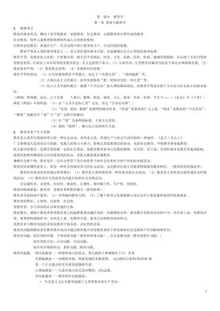 2017山香教师招聘教育学整理总结