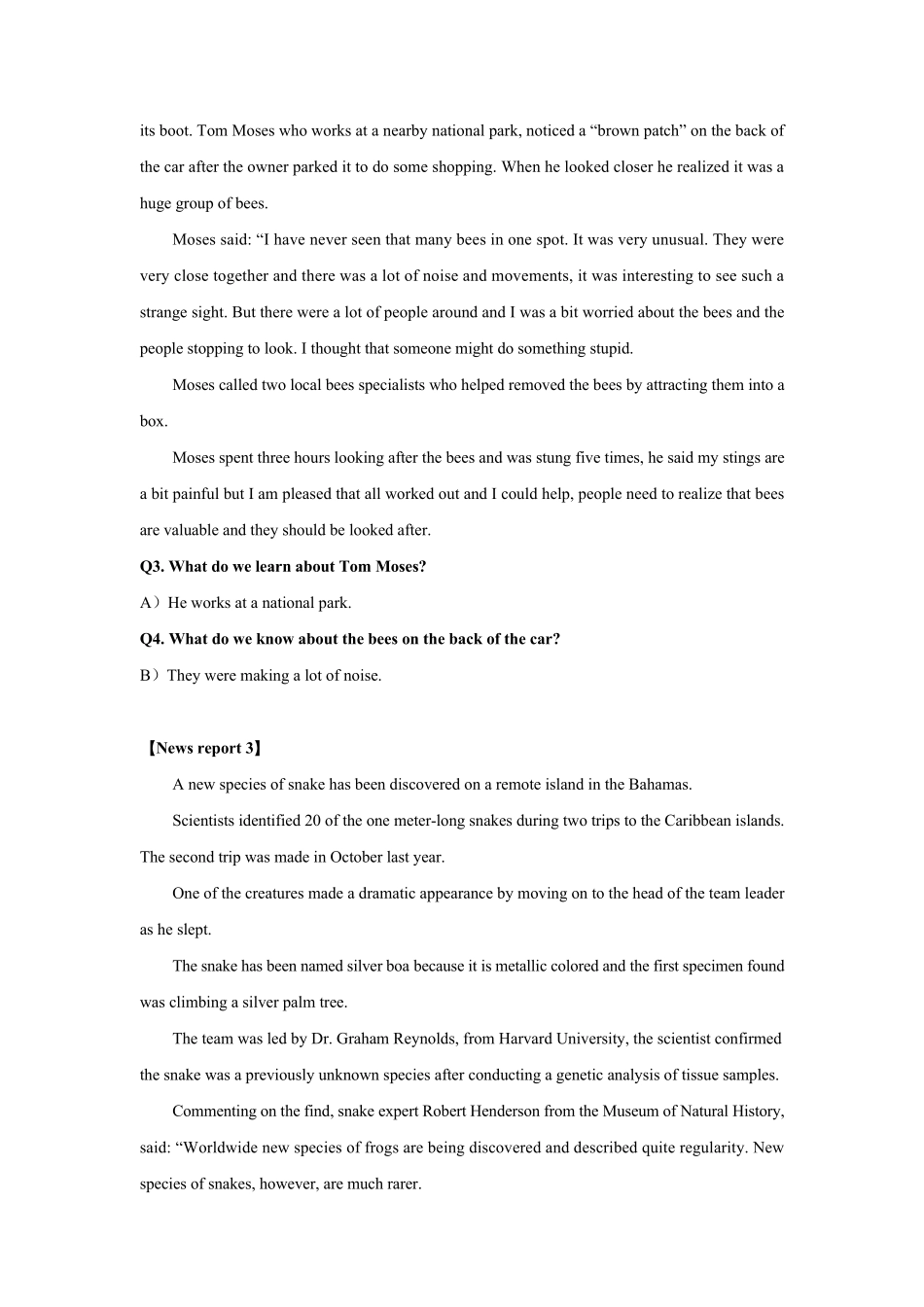 2017年6月大学英语四级考试真题听力原文_第2页