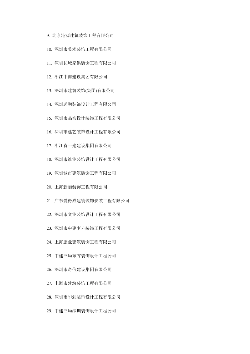 2017年中国装饰公司100强企业排名_第2页