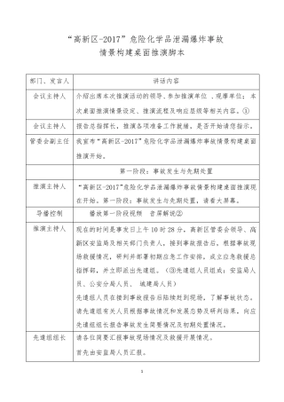 2017年桌面推演脚本