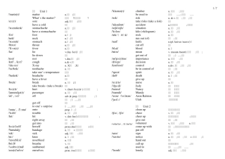 2017新人教版英语八年级下U1U10单词表(带音标及解释,可直接打印)