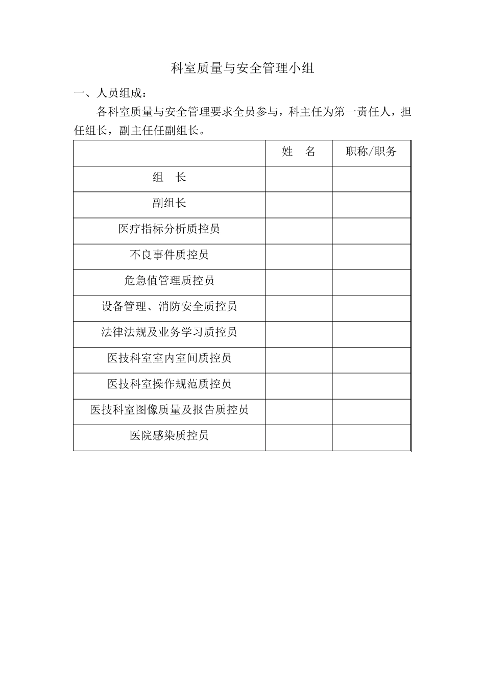 2017科室质控管理记录本(检验科)_第2页
