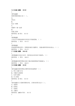 2017超星尔雅大学生创新基础冯林全部答案