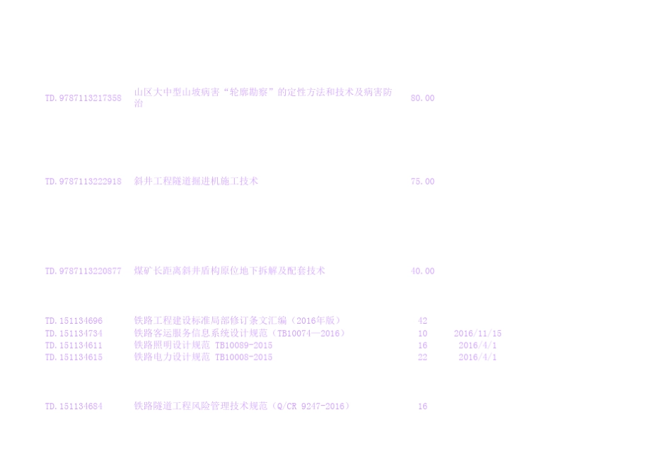 2017铁路工程规范验标目录(最新最全)_第3页