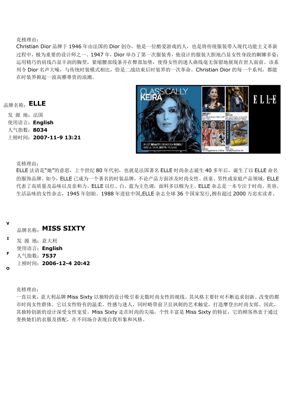 2018世界著名服装品牌介绍_第3页