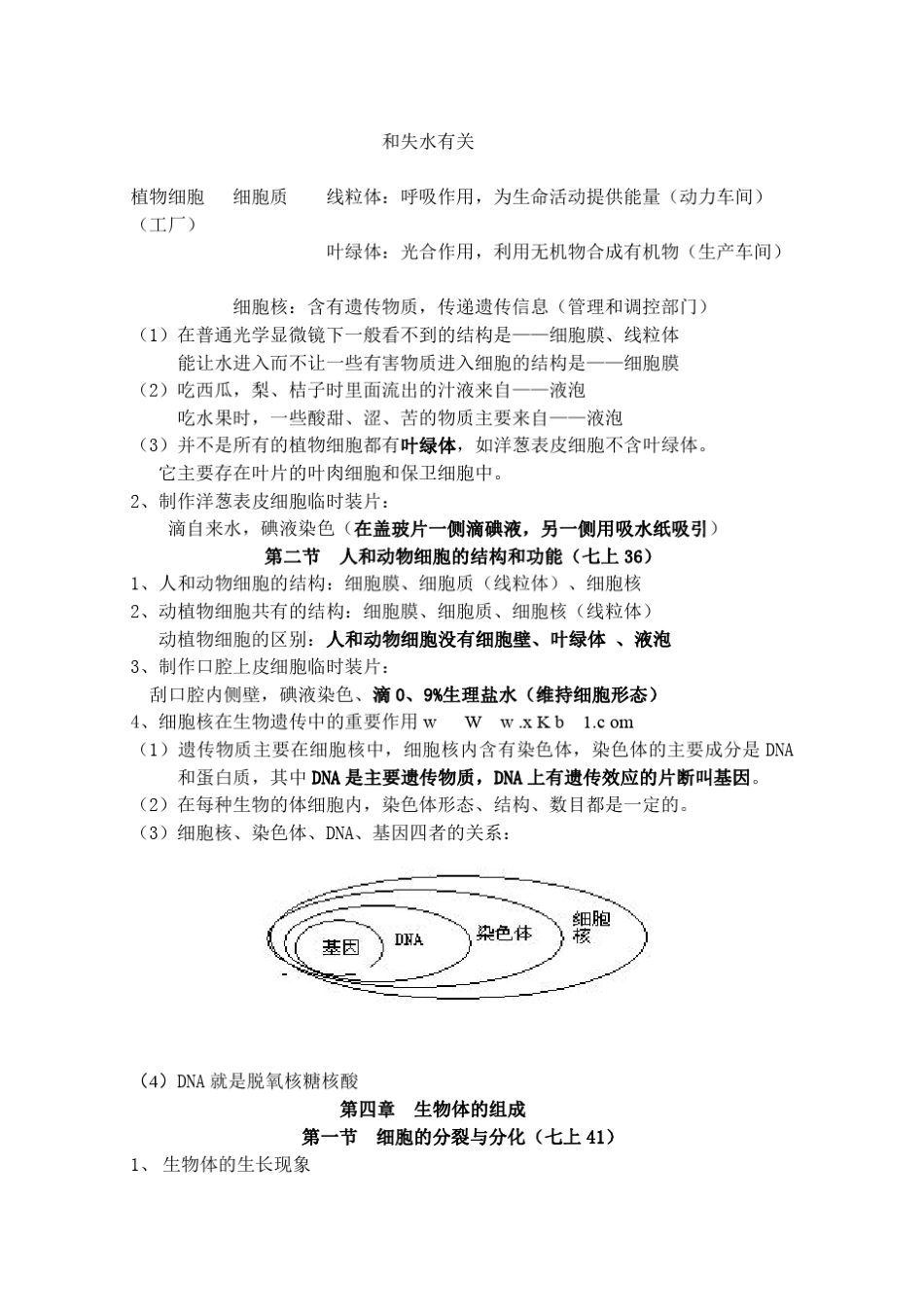 2018年苏教版初中生物会考复习提纲_第3页