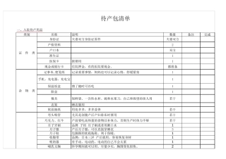 2018最新最全待产包清单