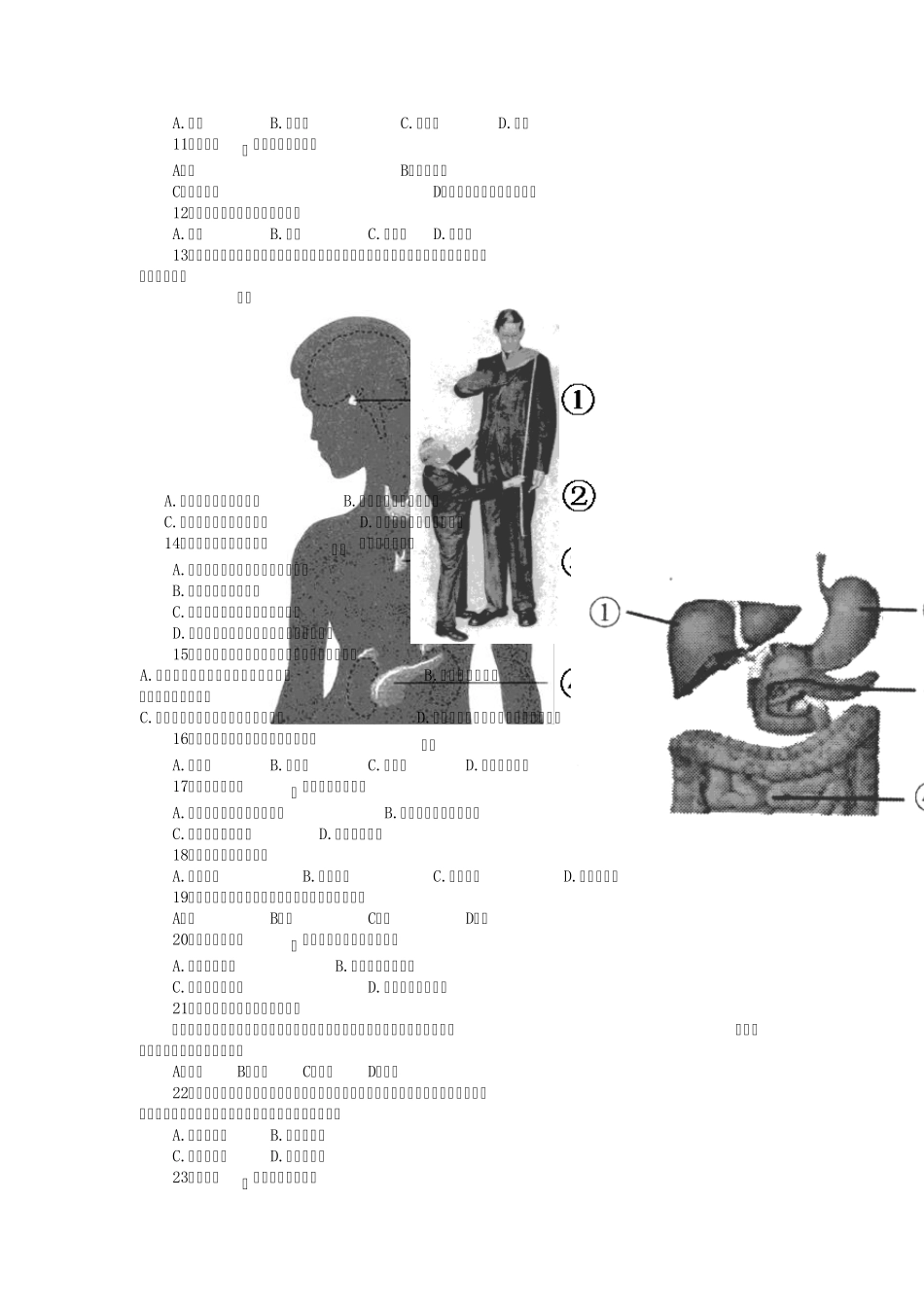 2019年广州初中毕业生学业考试生物试题(word版有解析)_第2页