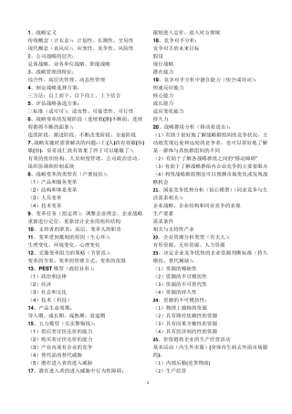 2020CPA战略必背