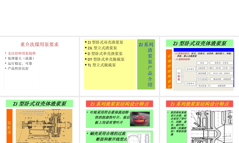 渣浆泵培训课件