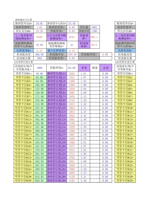 封头上各种接管长度计算