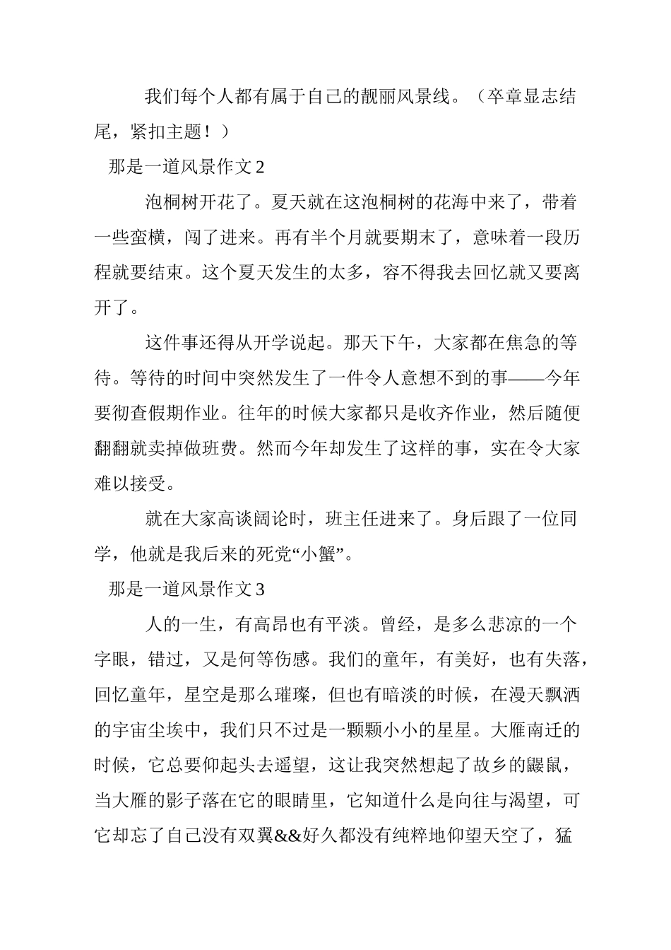 那是一道风景作文_第2页
