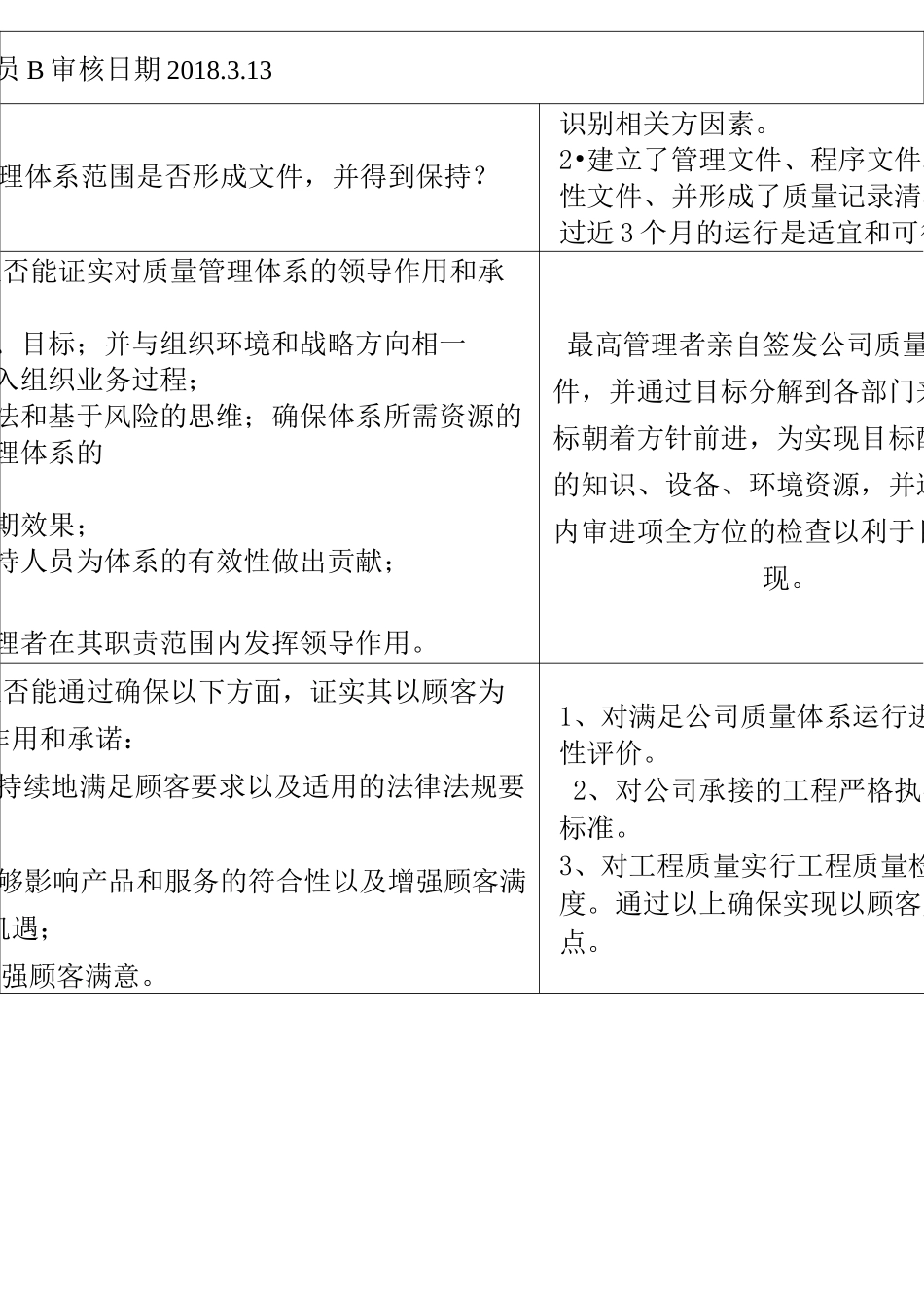 内部审核检查记录表_第3页