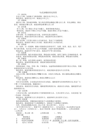易错病句类型总结