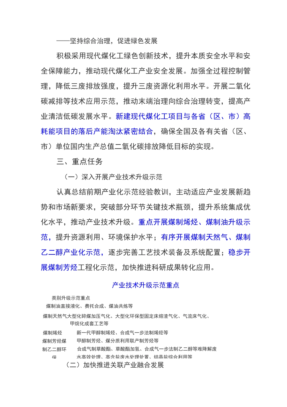 现代煤化工产业创新发展布局方案_第3页