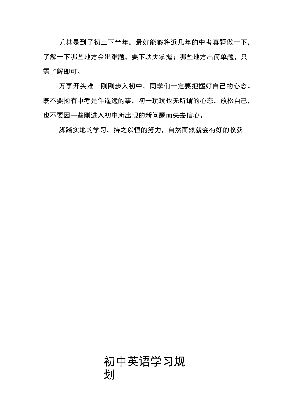 初中三年规划_第3页