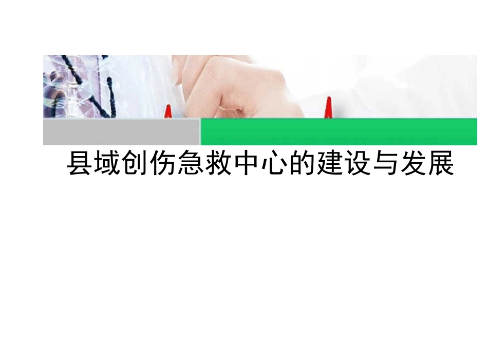 县域创伤急救中心的建设与发展_第2页