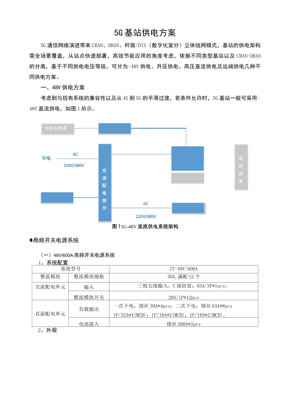 5G基站供电方案6.10_第1页