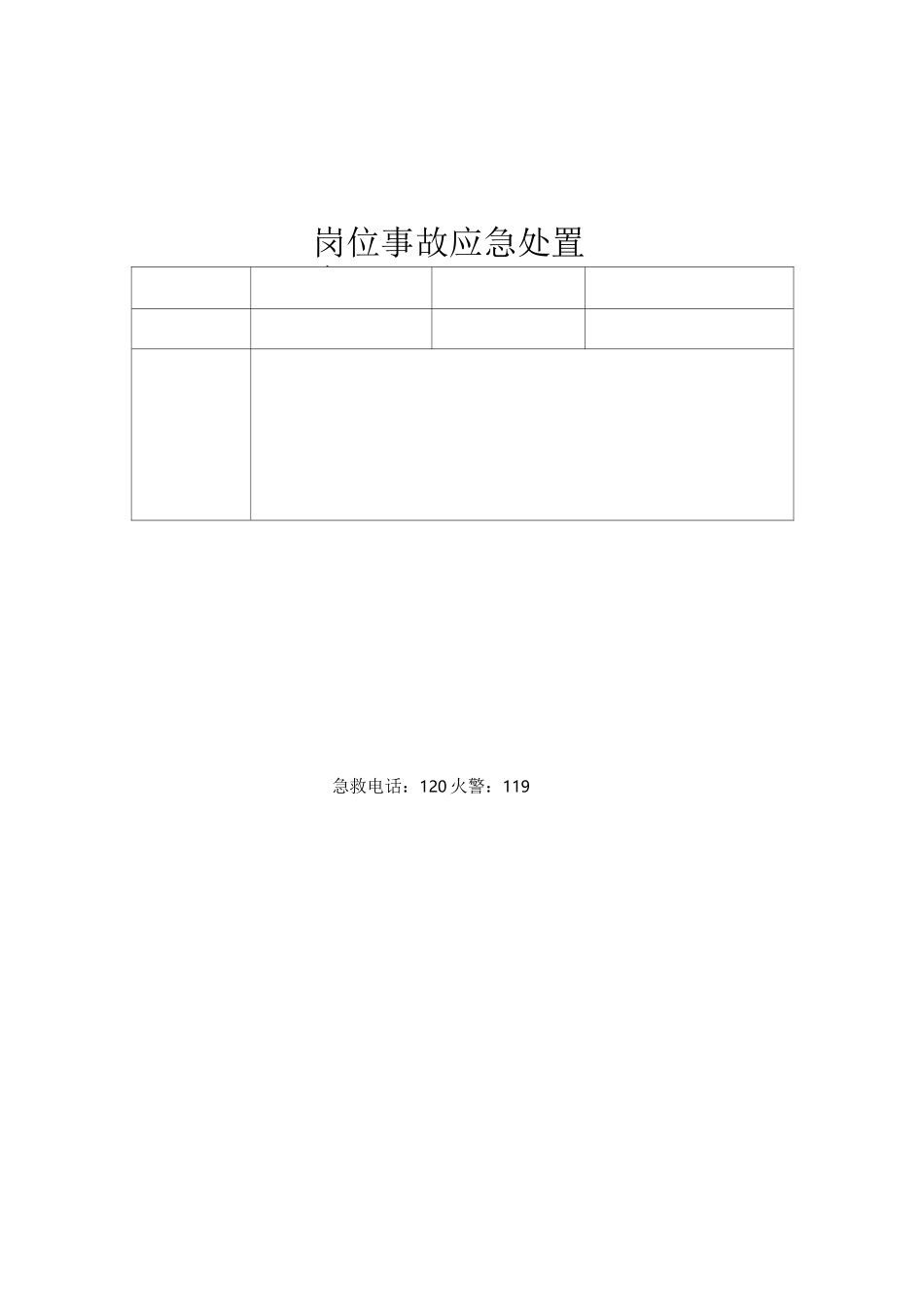 某企业岗位风险告知卡应急告知卡_第2页