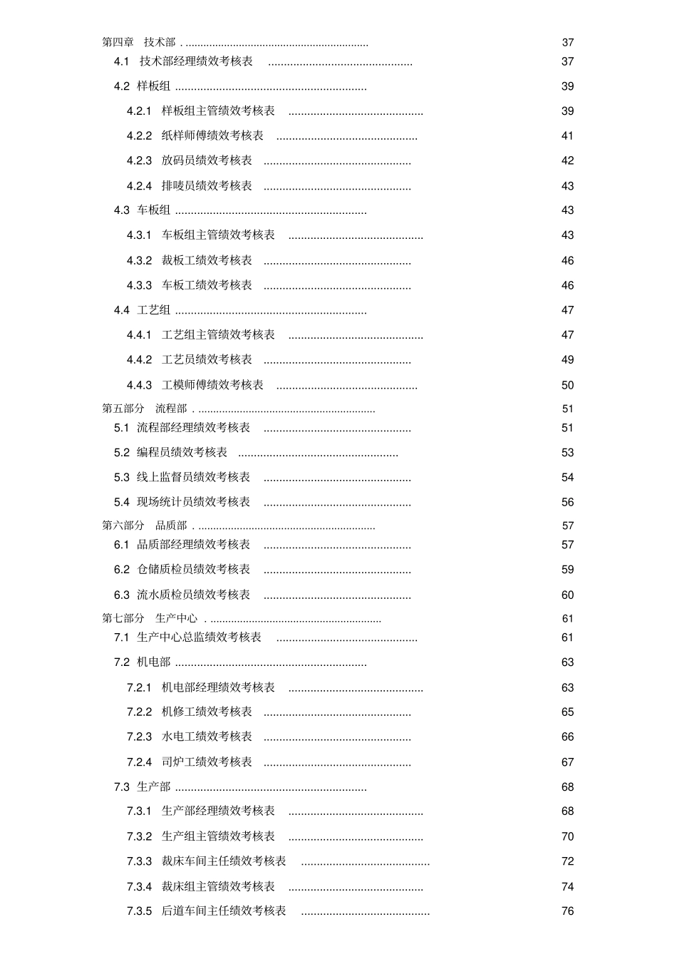 某服装厂绩效考核管理方案_第3页