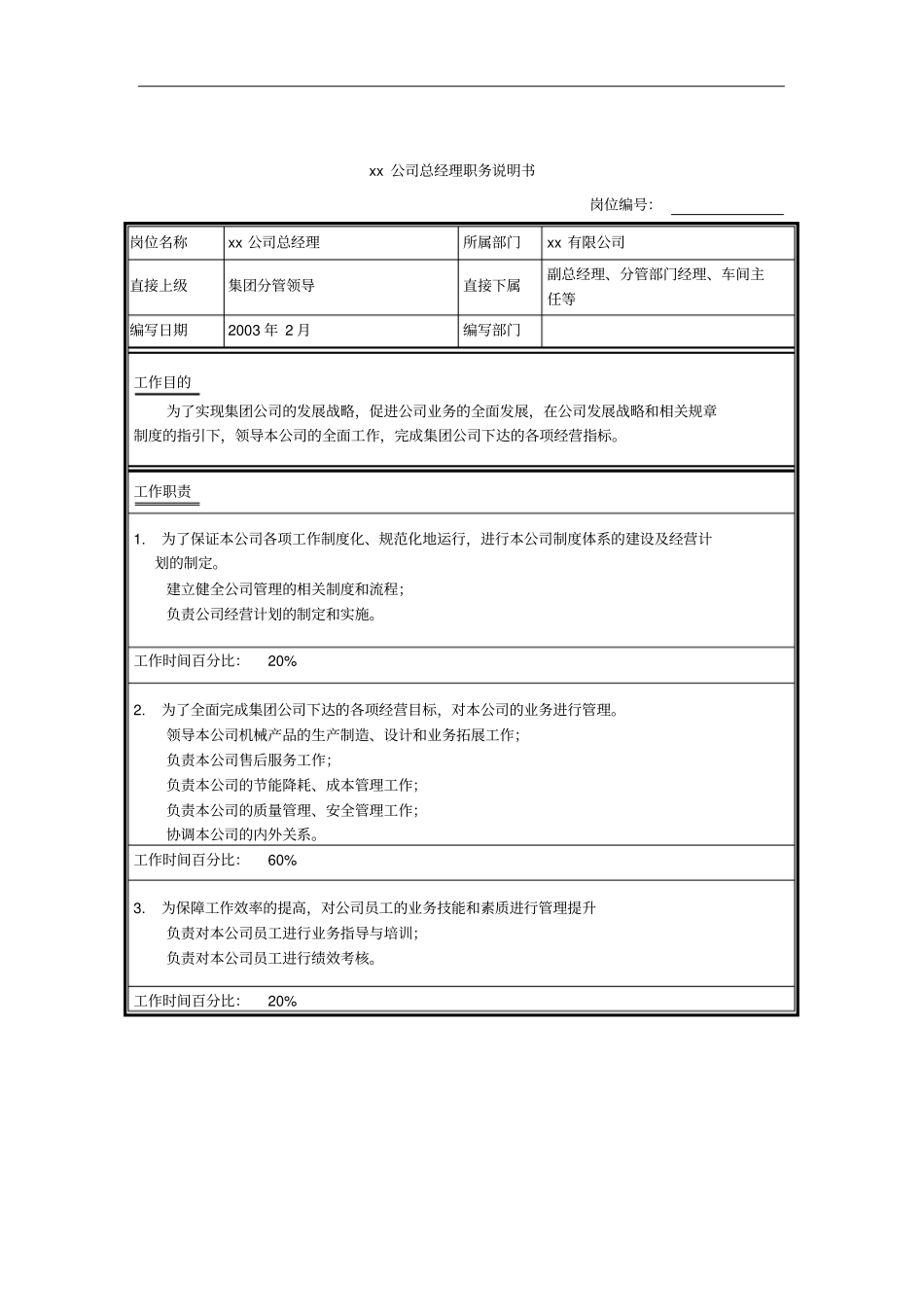某机械公司岗位人数表_第3页