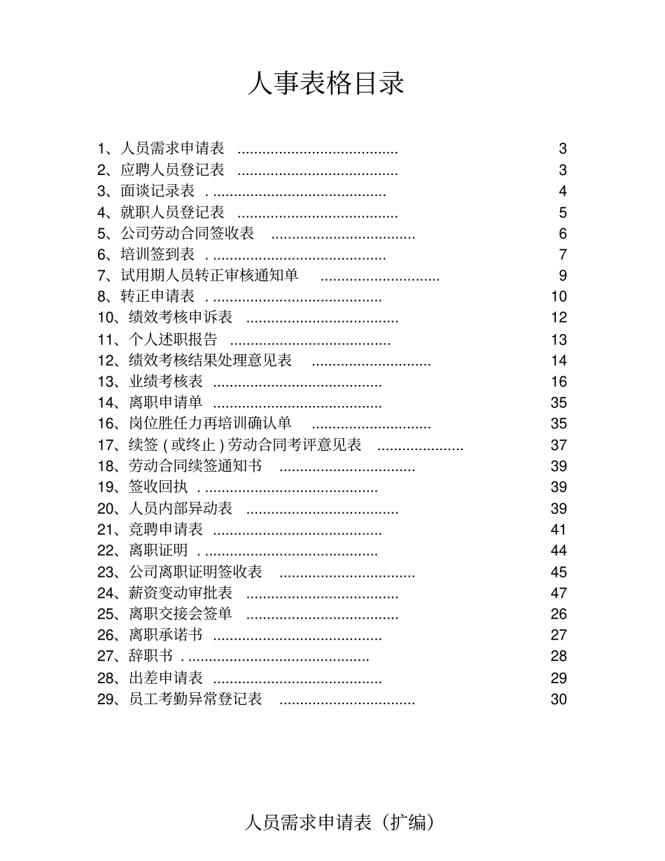 某某建筑装饰有限公司人事表格汇总_第2页