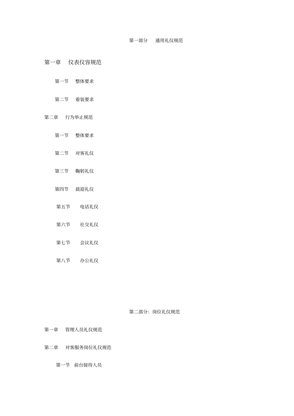 某某物业公司员工礼仪手册42_第2页
