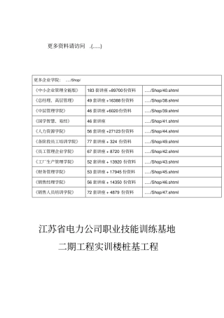 某桩基工程技术标