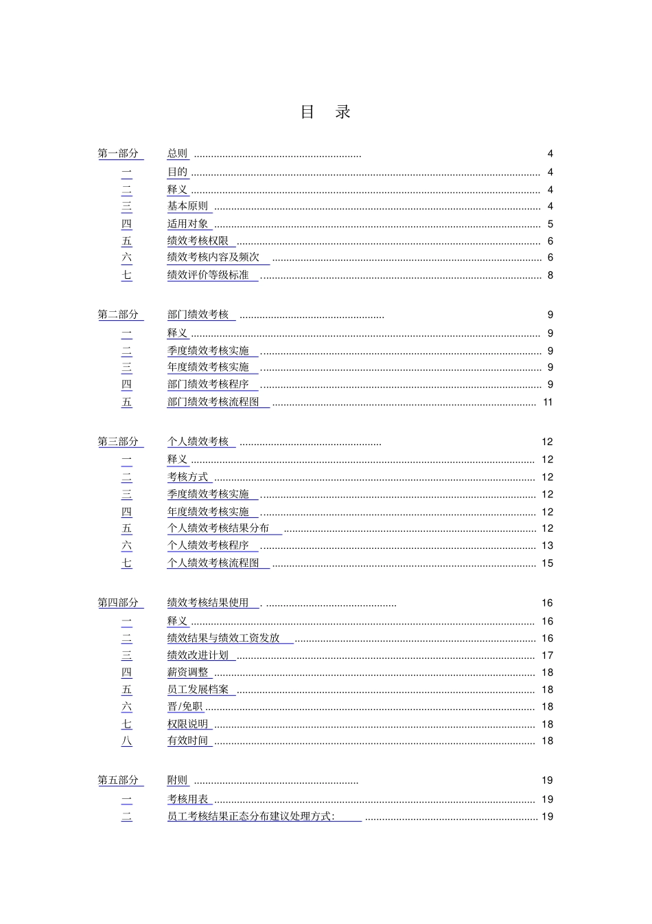 某知名管理咨询公司XX集团绩效考核规程_第2页