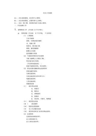某超开店工作流程