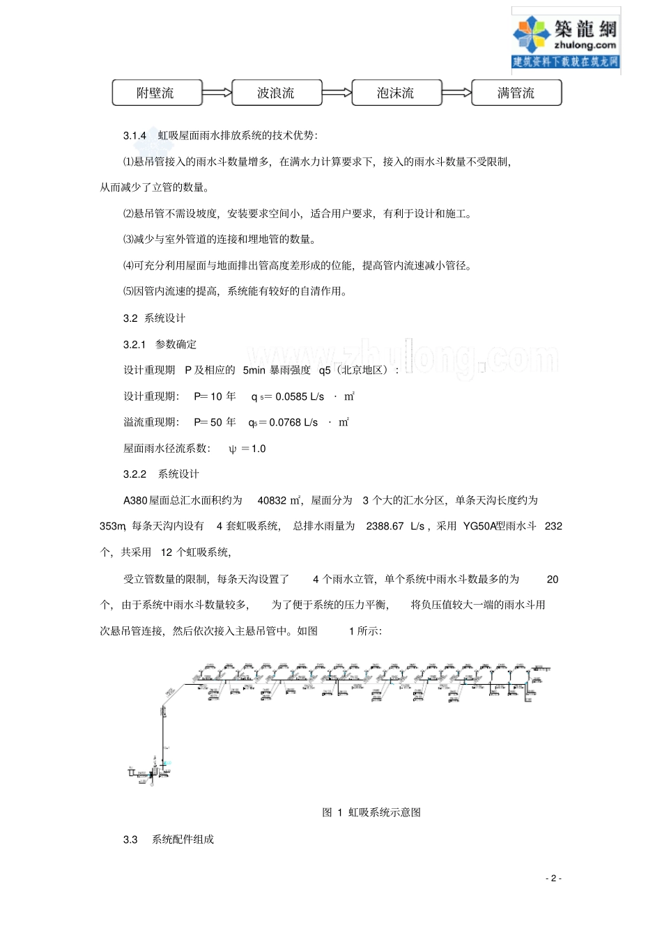 某飞机场机库大屋面虹吸雨水排水系统施工的方案_第2页