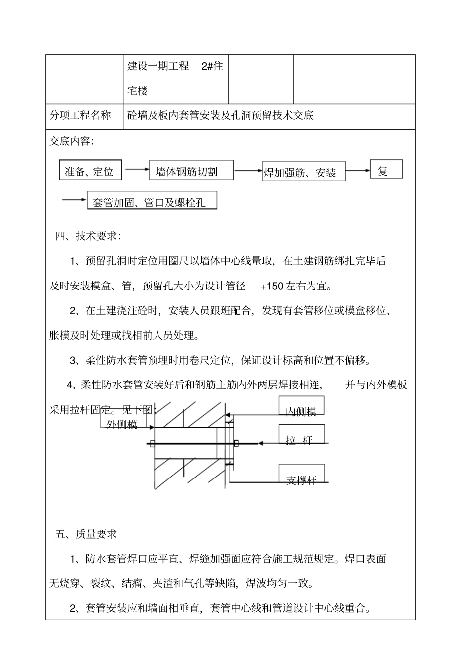 柔性防水套管技术交底_第3页