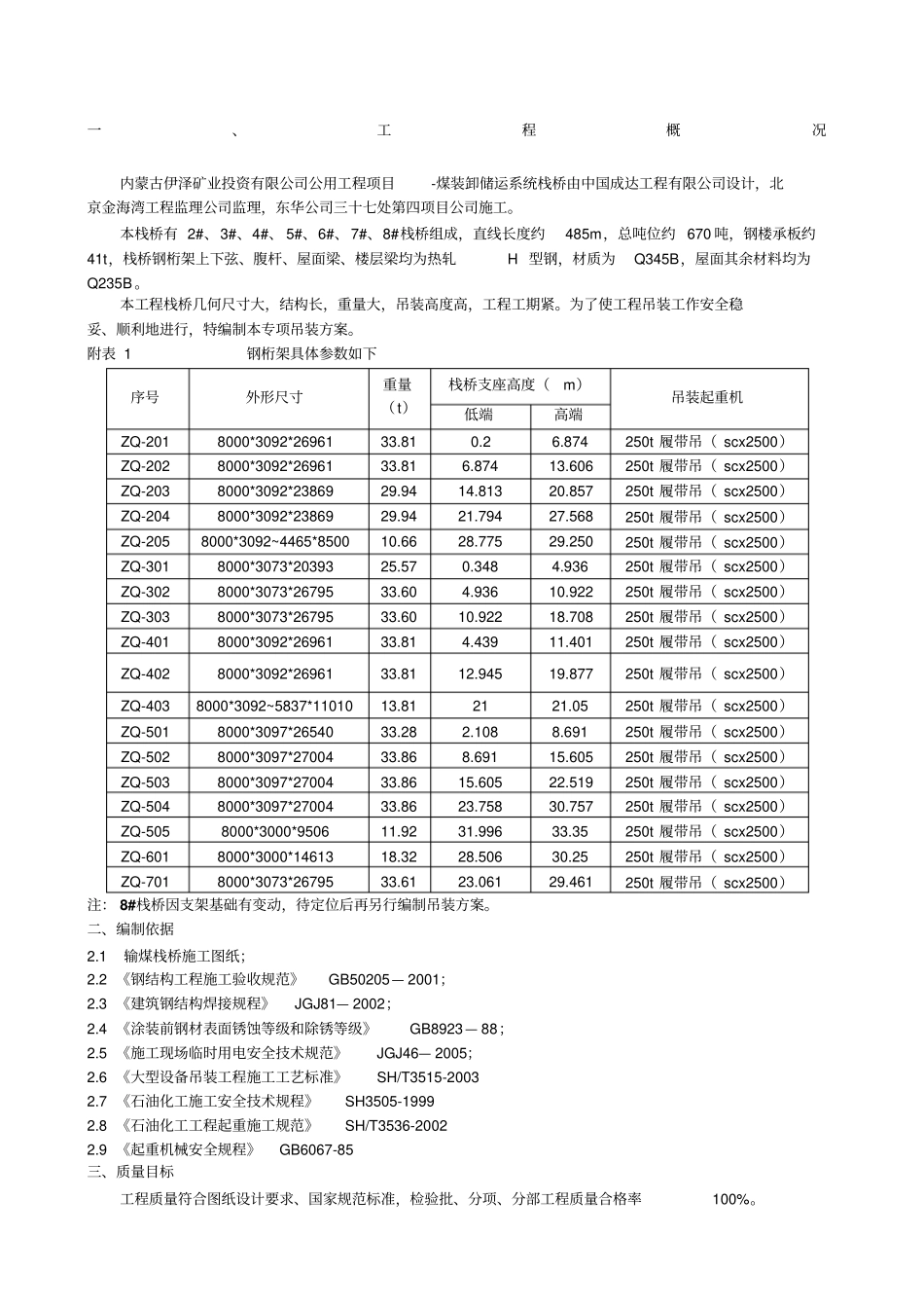栈桥专项吊装措施_第1页