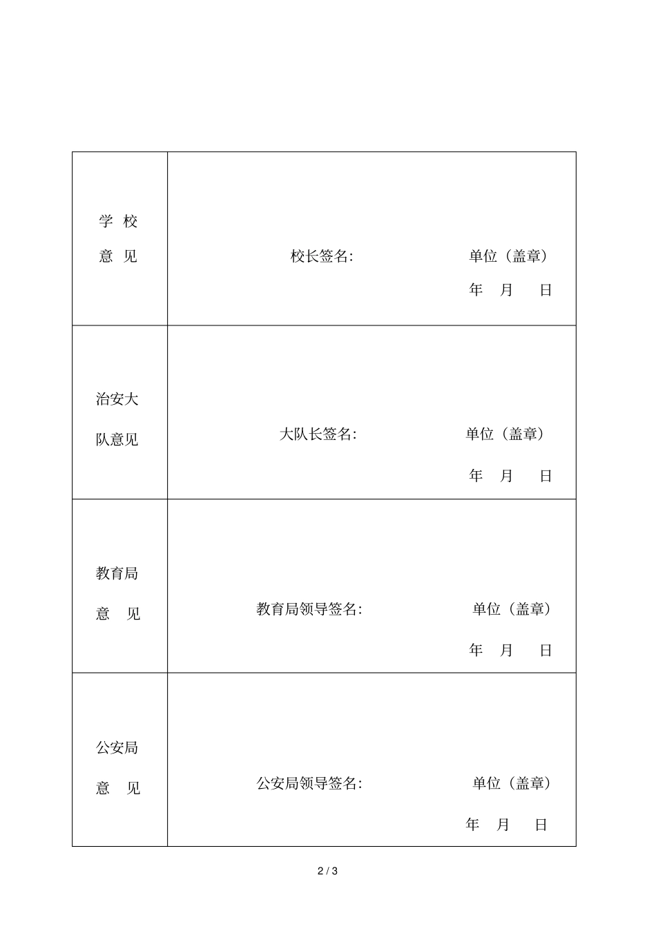 校园保安队员录取政审表_第2页