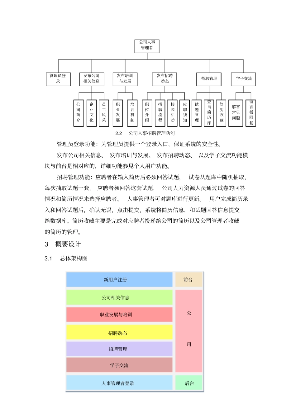 校园招聘网站的需求分析_第3页