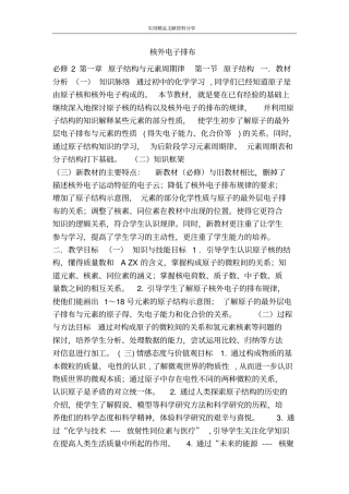核外电子排布