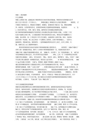 核能—清洁能源