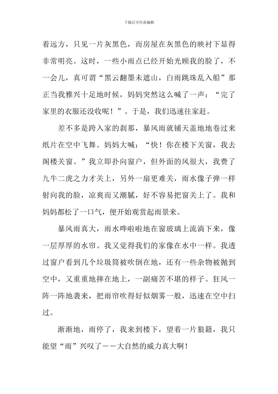 一场暴风雨作文-1_第3页