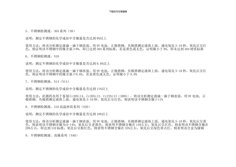不锈钢检测液_第3页