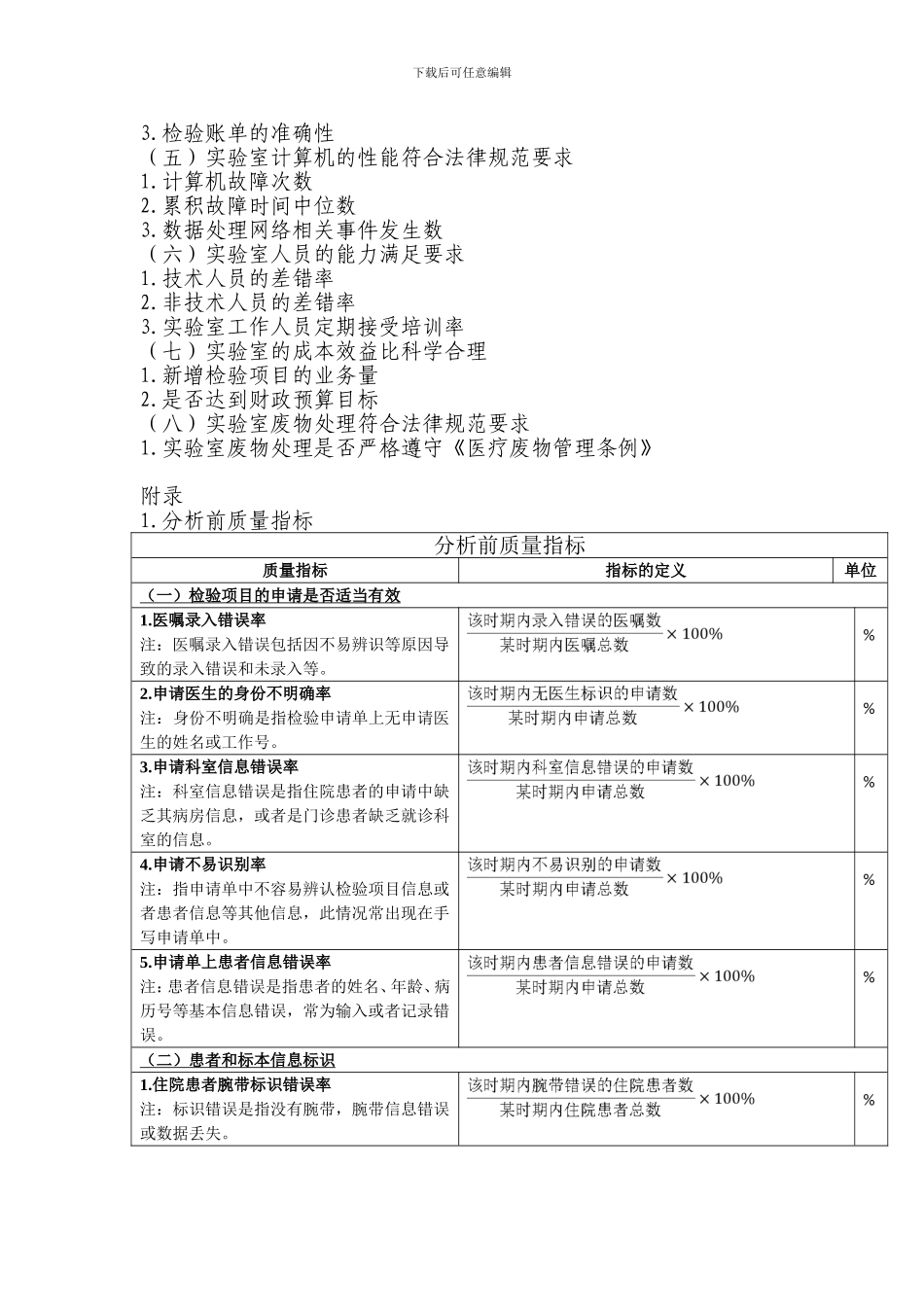 临床实验室质量管理与控制指标_第3页